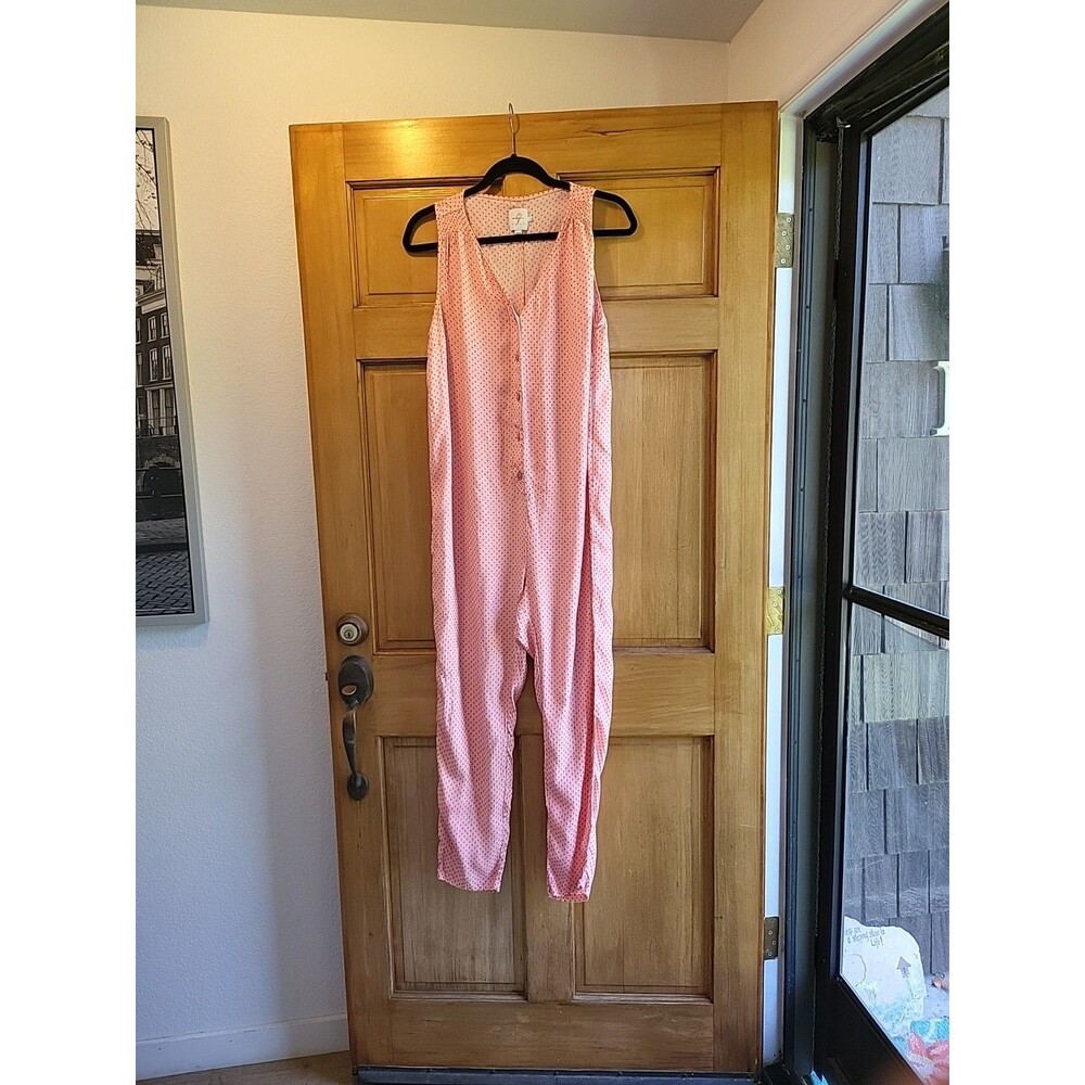 The Nines by Hatch Vintage Pink Overalls Size Medium